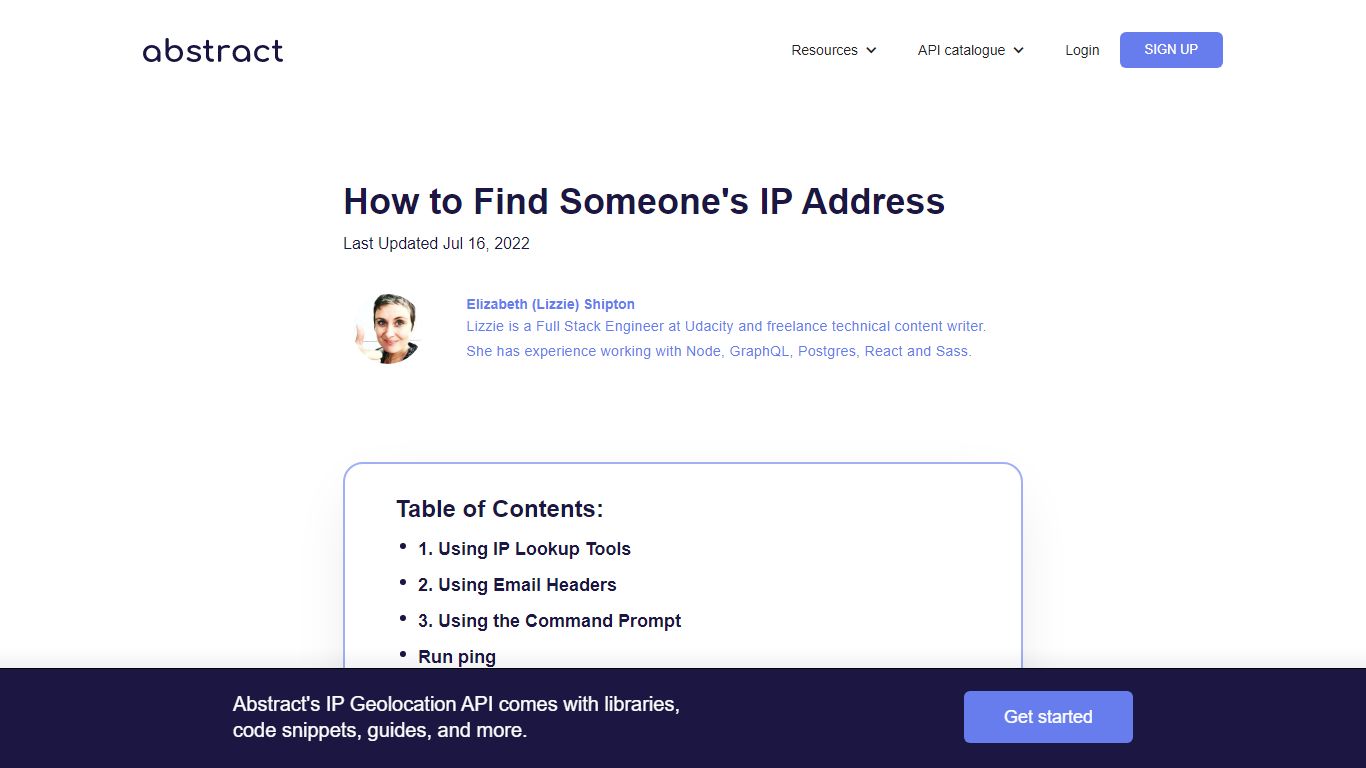 How to Find Someone's IP Address - Abstract API